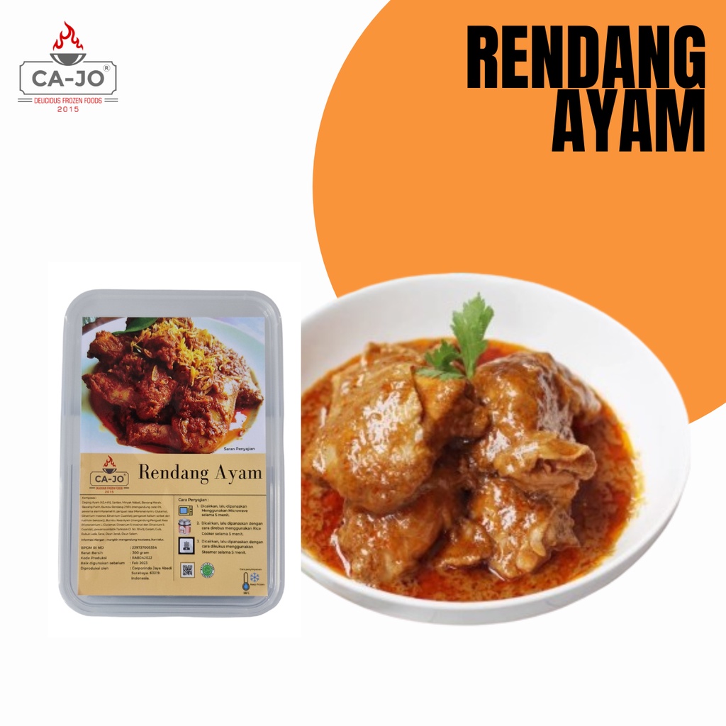 

CA-JO Frozen Food / Rendang Ayam / Makanan Instan