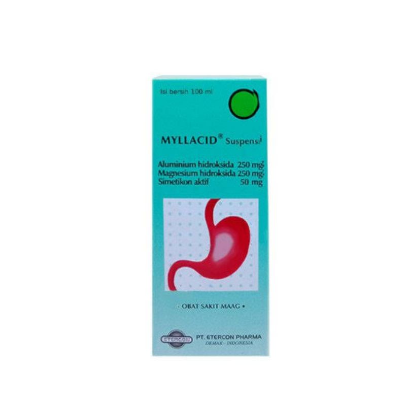 Myllacid Syrup/Syrup untuk meredakan gejala Asam Lambung