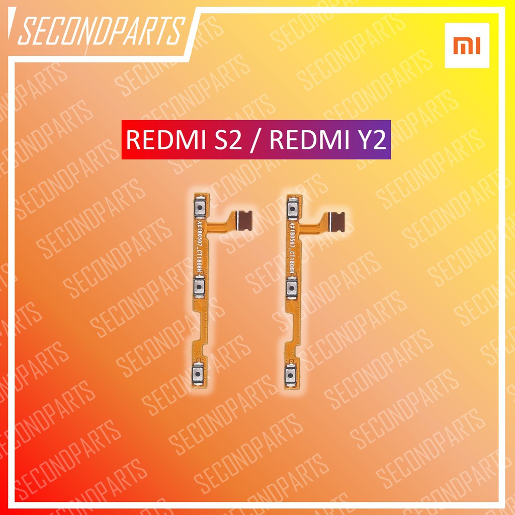 FLEXIBLE ON OFF TOMBOL POWER VOLUME XIAOMI REDMI S2 / Y2 ORIGINAL