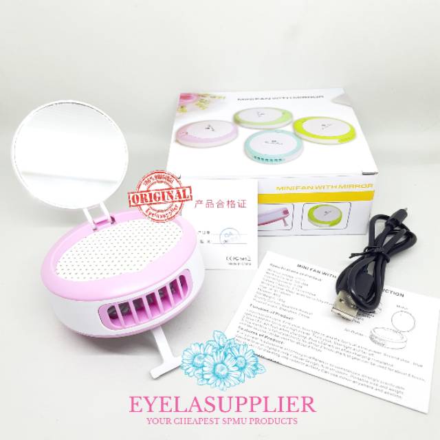 Blower Elektrik cermin mini air conditioning automatic fan untuk eyelash extension