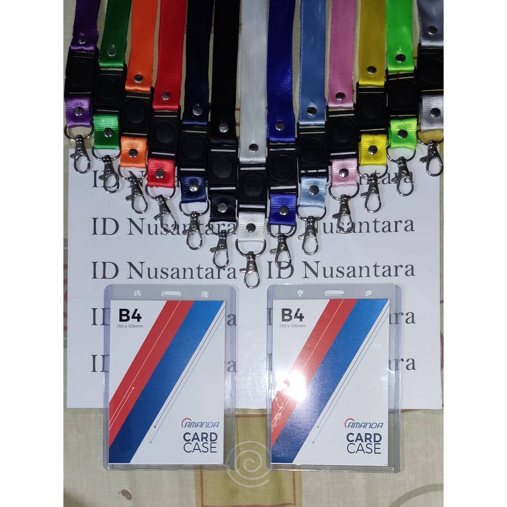 

Paket Tali Kait 2cm Stofer + ID Card Case B4
