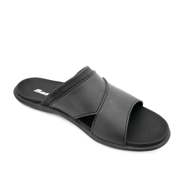 Bata Sandal Slide Pria Skip Black