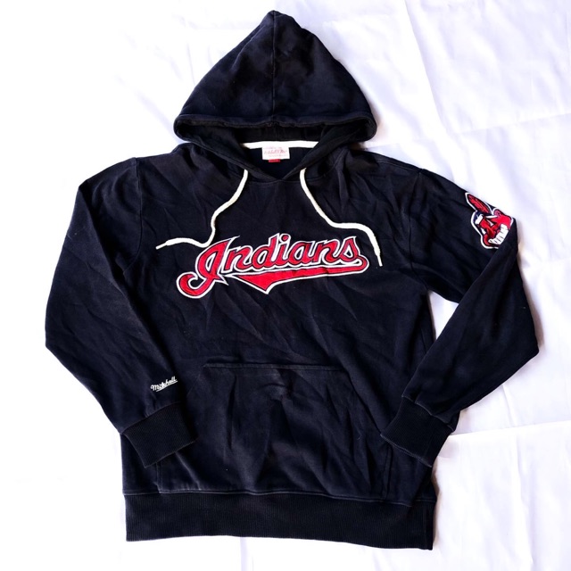 Jaket Hoodie Indians MLB Second