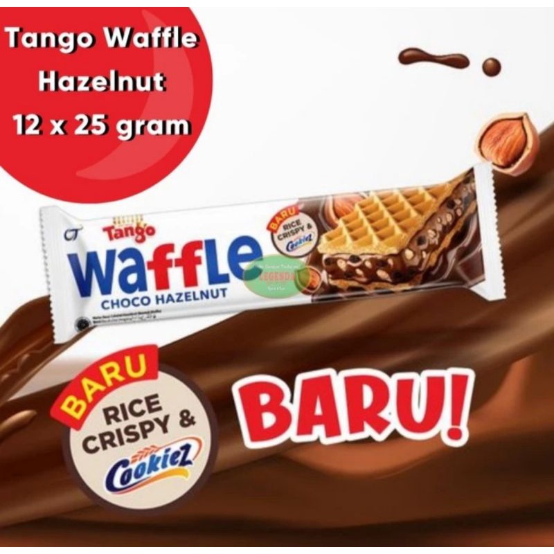 

Camilan Tango Waffle Coklat Isi 12 pcs x 25g Tanggo Wafer