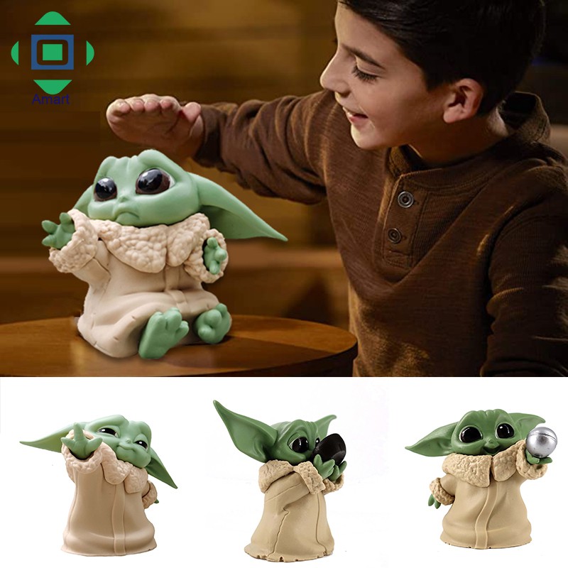 5pcs Mainan Action Figure Star Wars The Child Animatronic Edition Baby Yoda The Mandalorian Untuk Anak Usia 4 Tahun Mainan Bayi Shopee Indonesia