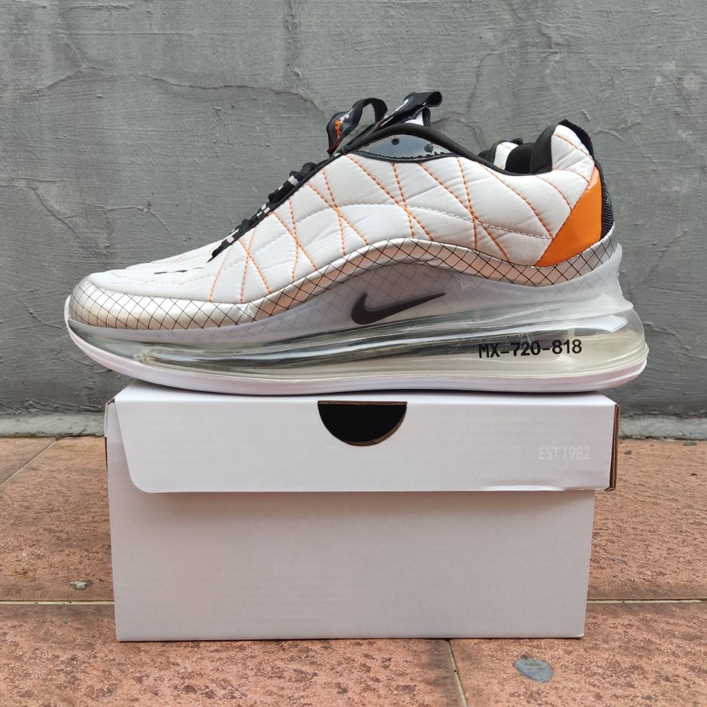 Sepatu Nike Air Max 720 818 White BNIB Premium Original Vietnam Bonus Kaos Kaki Packing Bubble Wrap