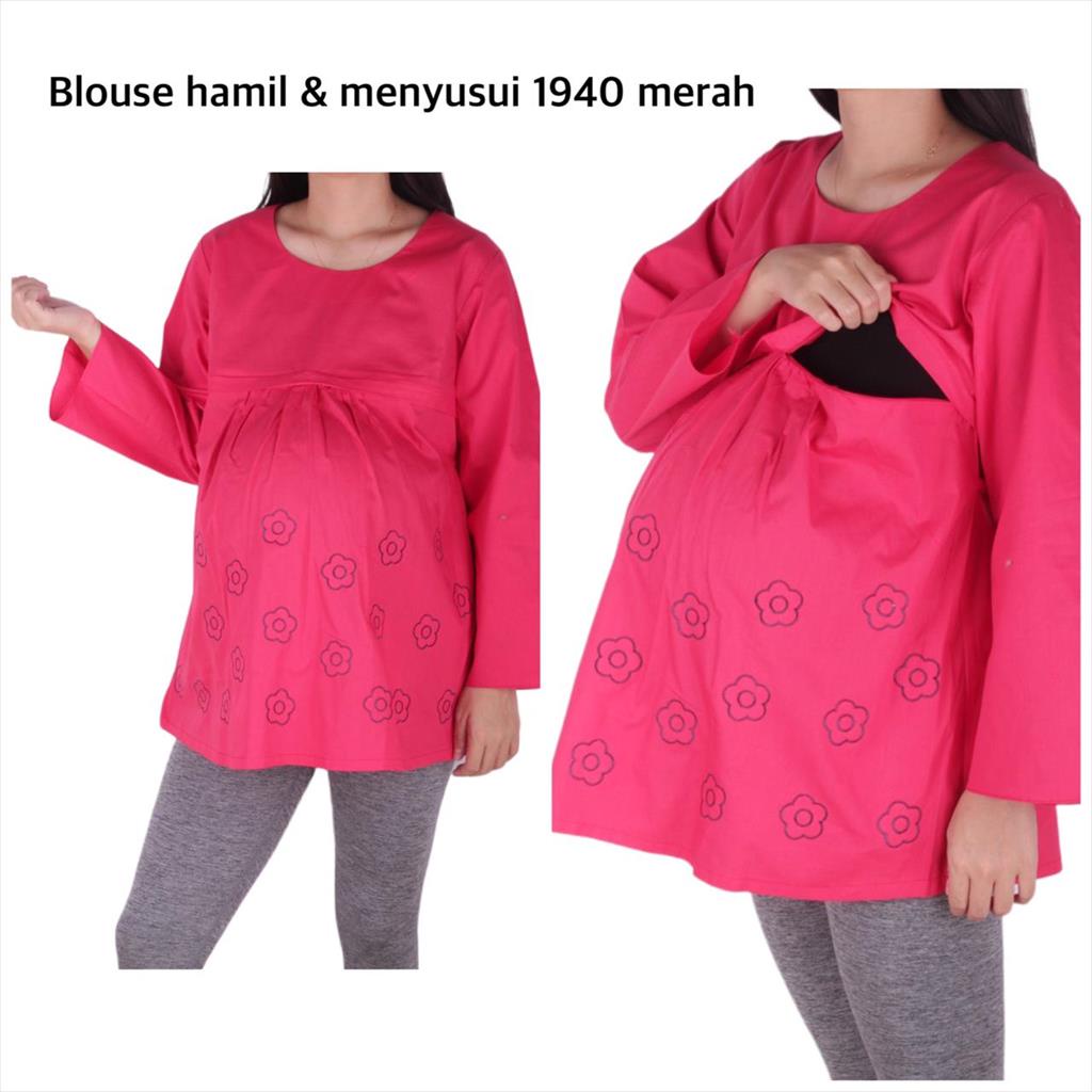 Baju Hamil Blouse Hamil Menyusui B1940