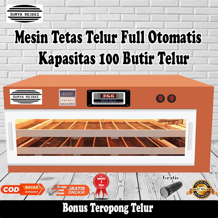 [promo] Mesin penetas telur full otomatis kapasitas 100 butir telur ayam bebek