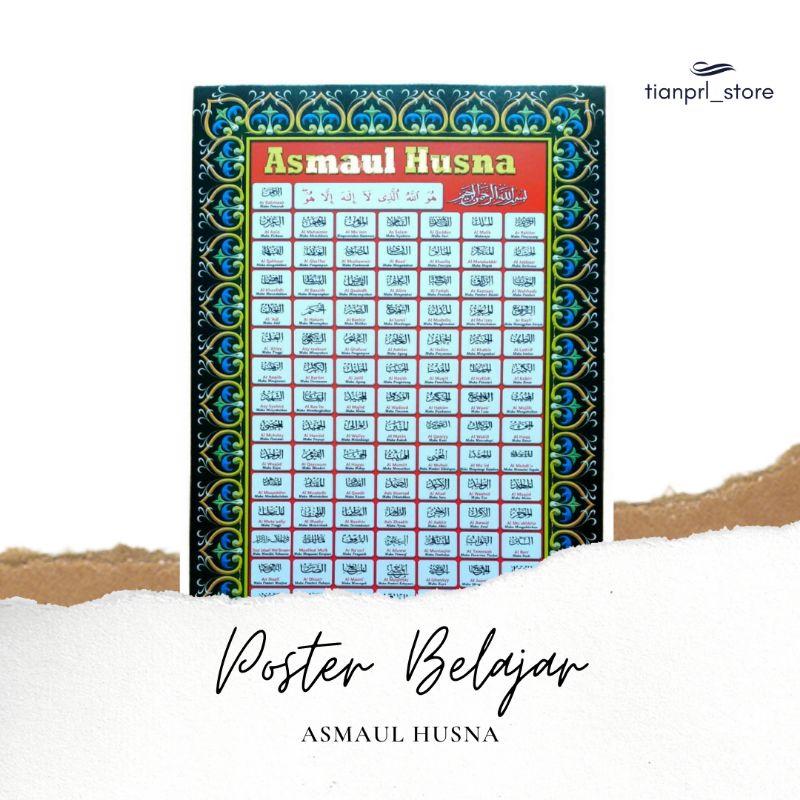 

POSTER BELAJAR ASMAUL HUSNA
