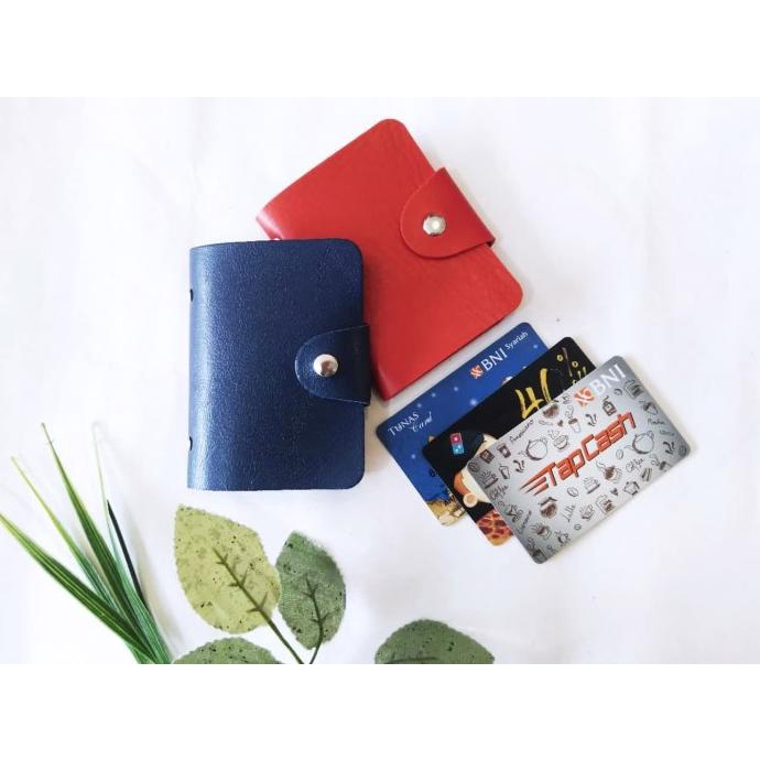 

NEW!!!Dompet kartu, card holder, card organizer kulit motif LV