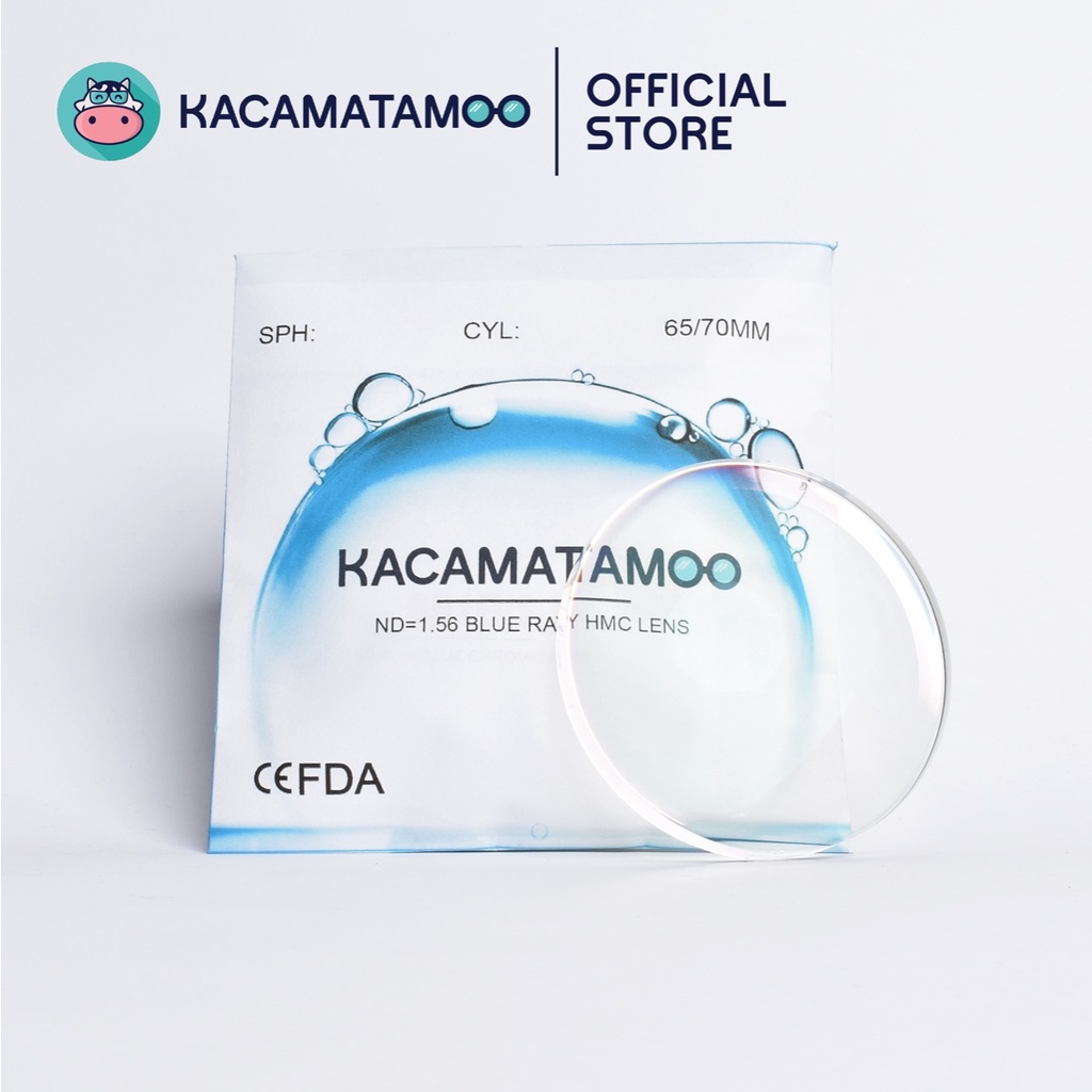 KACAMATAMOO Lensa Kacamata Blueray 1.56 - Anti Radiasi, Sinar Biru, Lindungi Mata dari Layar Gadget