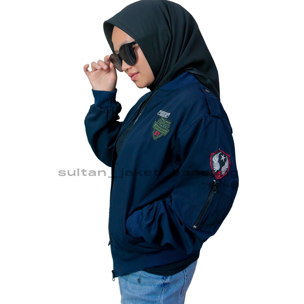 ARAGON BOMBER NEVY || Jacket Bomber Pilot || Jaket Pria Masakini