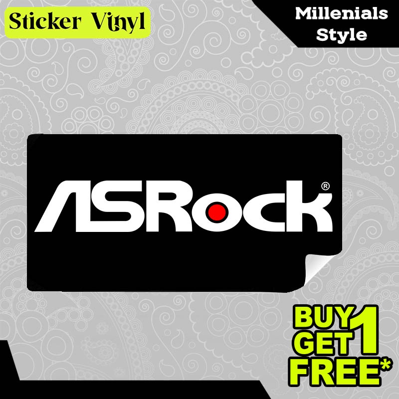 

Stiker Sticker Asrock Logo Gambar Unik Desain Keren dan Kekinian Aesthetic Bahan Vinyl Satuan Anti Air