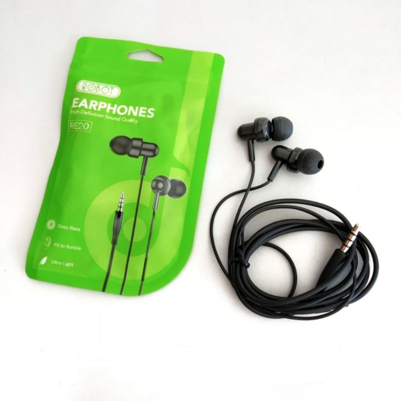 ROBOT RE20 OBLIQUE IN EAR WIRED EARPHONE