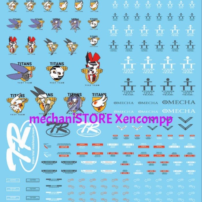 Water Decal HG ADVANCE of ZETA CUSTOM DECAL GUNDAM by G-REWORK