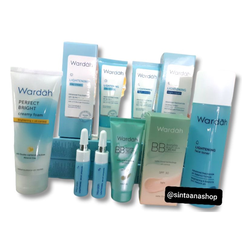 Paket Wardah Lightening Series | Wardah skincare Kulit Berminyak