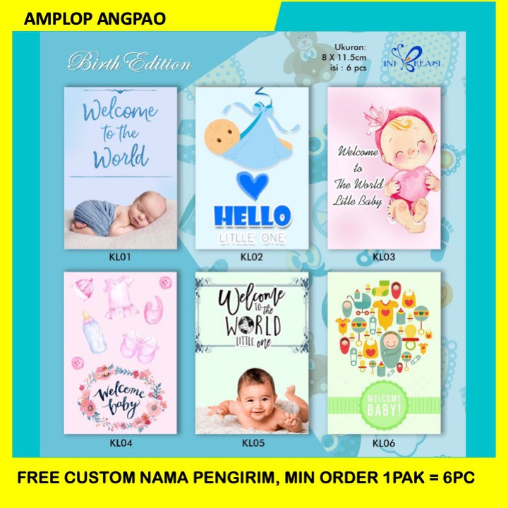 

AMPLOP ANGPAO LAHIRAN MODEL PENDEK