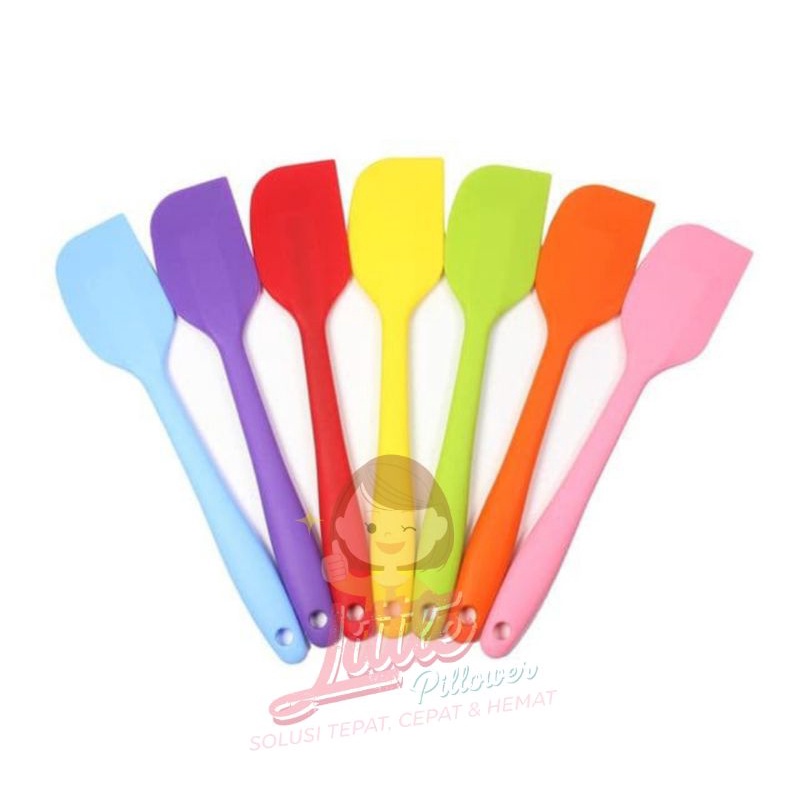 Spatula Silikon Food Grade Alat Masak Tahan Panas Anti Lengket Import