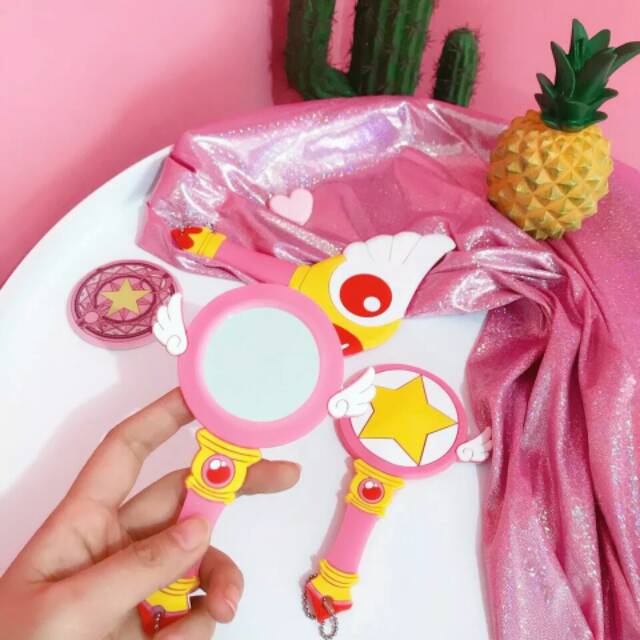 CERMIN MAKE UP CARDCAPTOR SAKURA STAR WAND