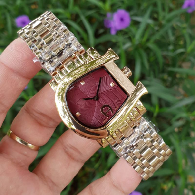 Jam tangan Cewek AIGNER Genua Due, baterai mesin Miyota Japan