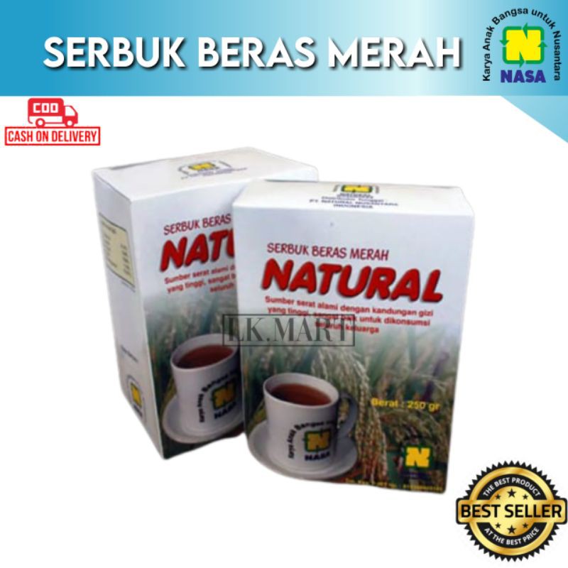 

COD - SBMN SERBUK BERAS MERAH NATURAL 250gr - LK.MART