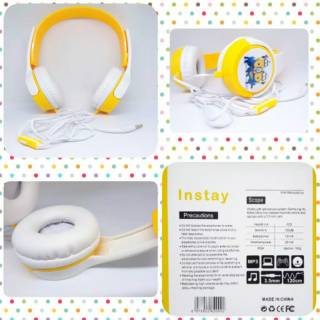 Headphone Kartu   n Unik&Lucu Buat Anak Anak/Headset Nyaman