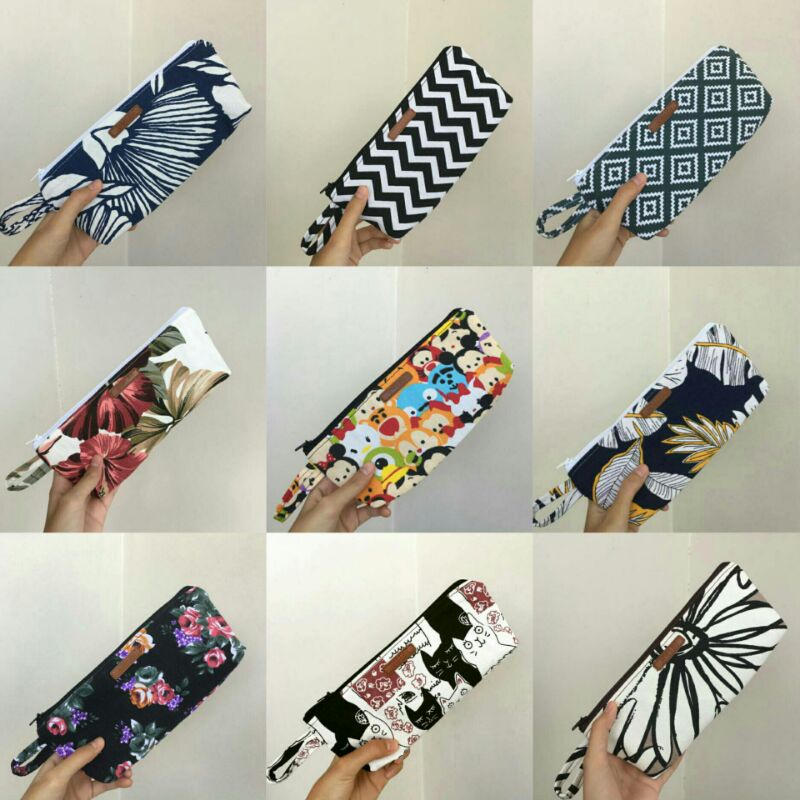 

Tempat Pensil Motif Bahan Kanvas (Bisa Untuk Souvenir)