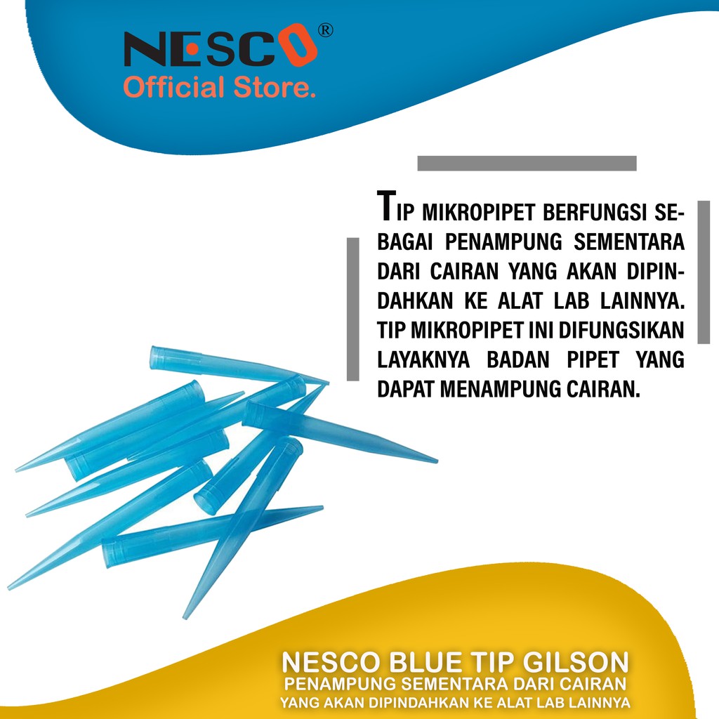 Nesco Blue Tip Gilson, 500pcs/bag, FM, Best Seller