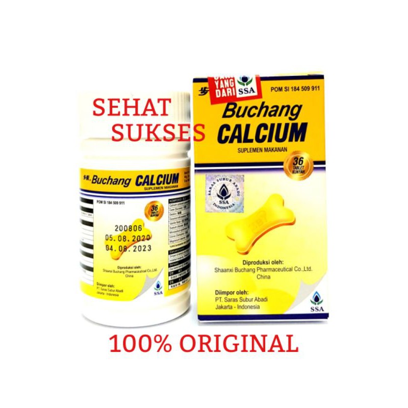 Buchang Calcium - Obat Vitamin dan  Suplemen Penguat Tulang