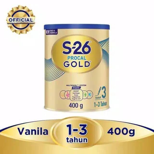 SUSU S-26 PROCAL GOLD TAHAP 3 KALENG 400 GR