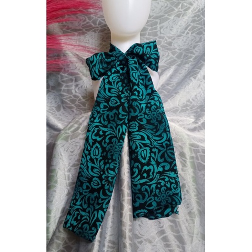 MINI SYAL | Scarf wanita | syal leher | syal motif batik | fashion wanita | syal motif gradasi | sya