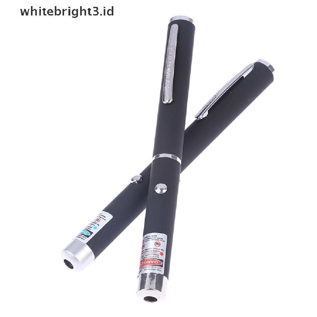 (whitebright3.id) 1pc Pen Laser Pointer High Power 5MW Warna Merah / Biru / Hijau