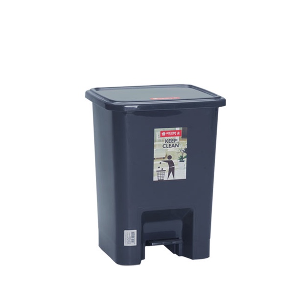 TEMPAT SAMPAH INJAK SEGI 10LT LS / INJAK SEGI / TEMPAT SAMPAH SEGI LION STAR