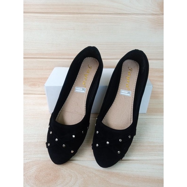 Flatshoes Wanita Terbaru Model Kenong Silang Sepatu Balet Murah Simple bisa COD Flash Sale