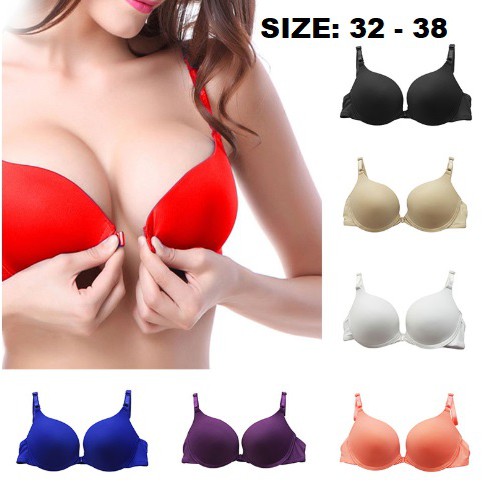 (TULIS SIZE DICATATAN ATAU CHAT) Front open Bra Kawat/buka depan BG