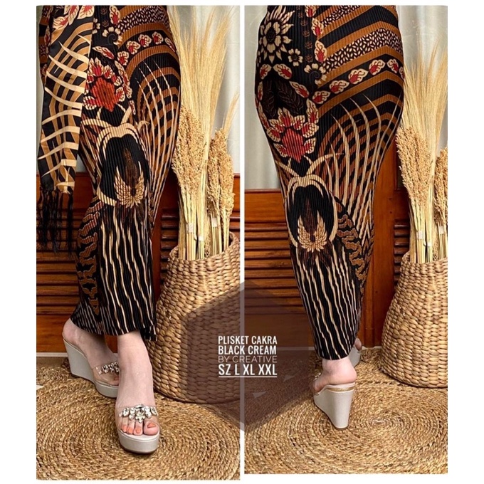 Kamen plisket motif cakra terlaris merk by creative