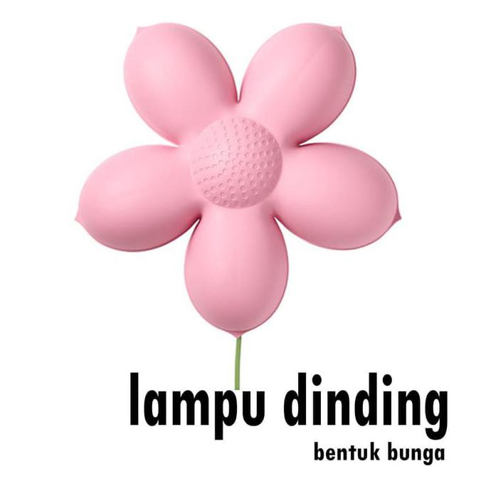 Lampu dinding anak / lampu bunga / lampu bentuk bunga / lampu tidur