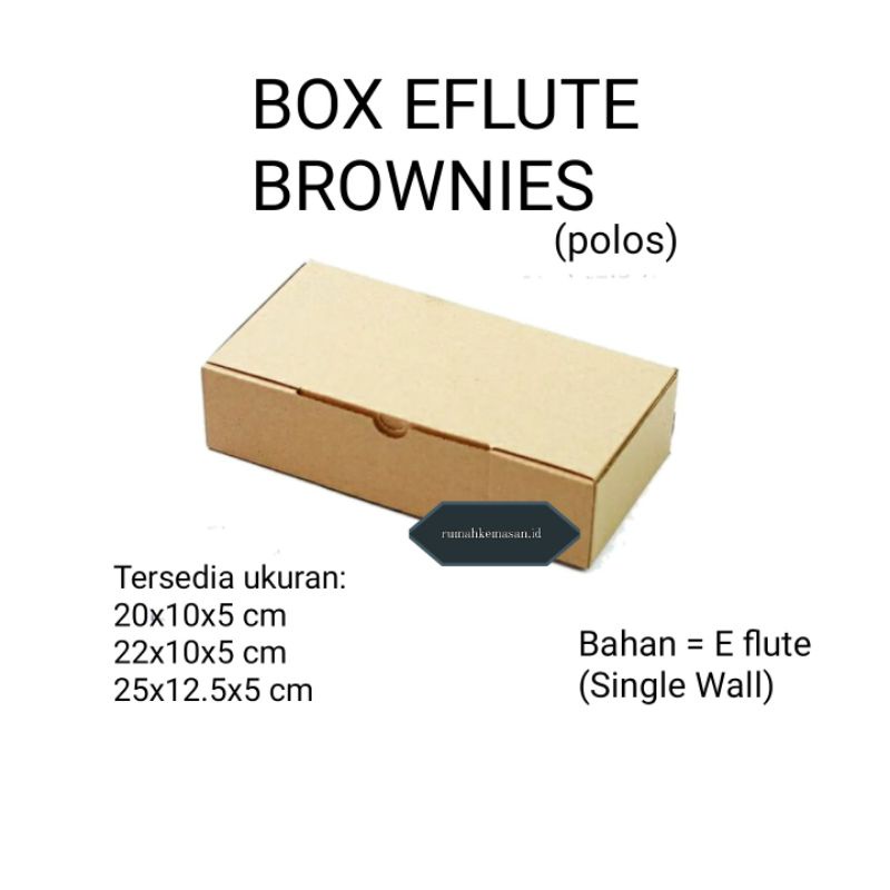 

BOX KOTAK BROWNIES EFLUTE COKLAT POLOS / KOTAK BROWNIES COKLAT UK 20,22,25 (JEMBER)