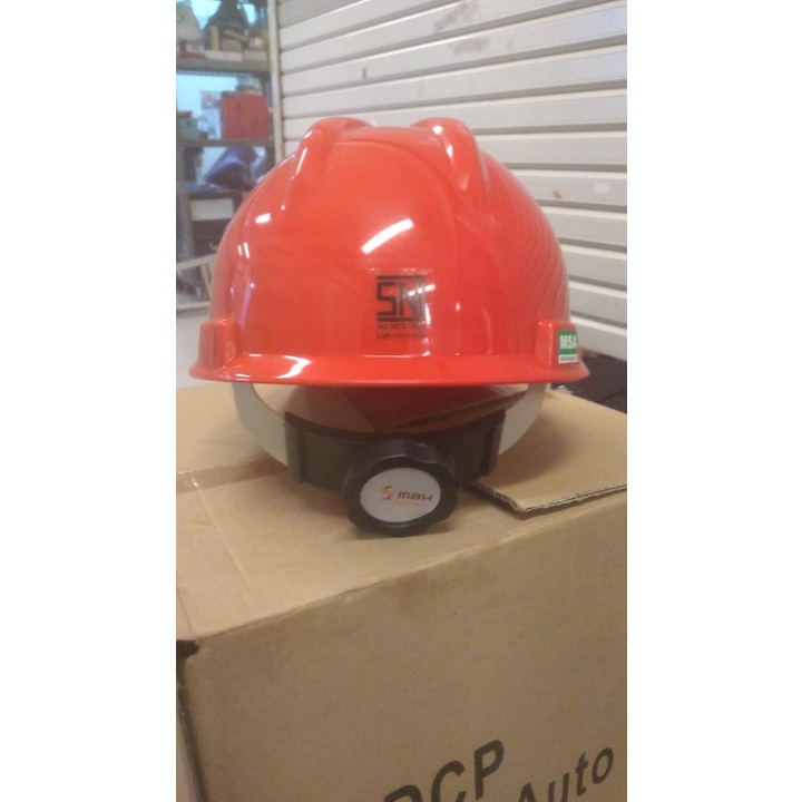 Safety Helmet SNI MSA V GARD Lokal +Sarang Putar Fastrack SMAX Helm Proyek