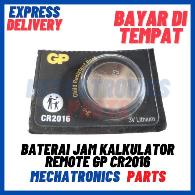 [BTR-9029] BATERAI BATRE JAM KALKULATOR REMOTE GP CR2016