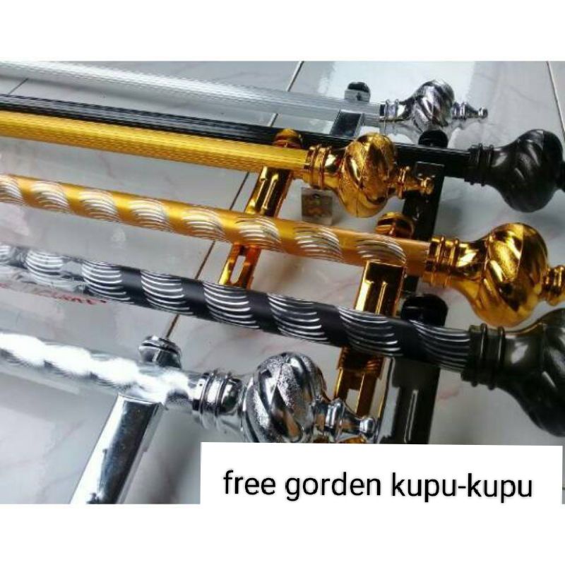 Jual Besi Gorden Rel Gorden Tihang Gorden Pipa Gorden Tiang Hordeng Rollet Gorden