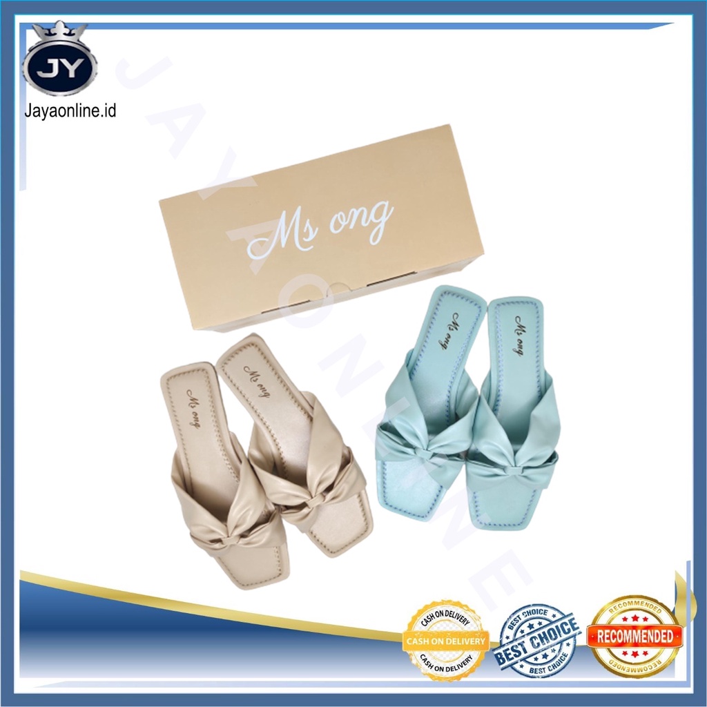 JY MST 03 Sandal Teplek / Flat Pita Wanita Impor Murah