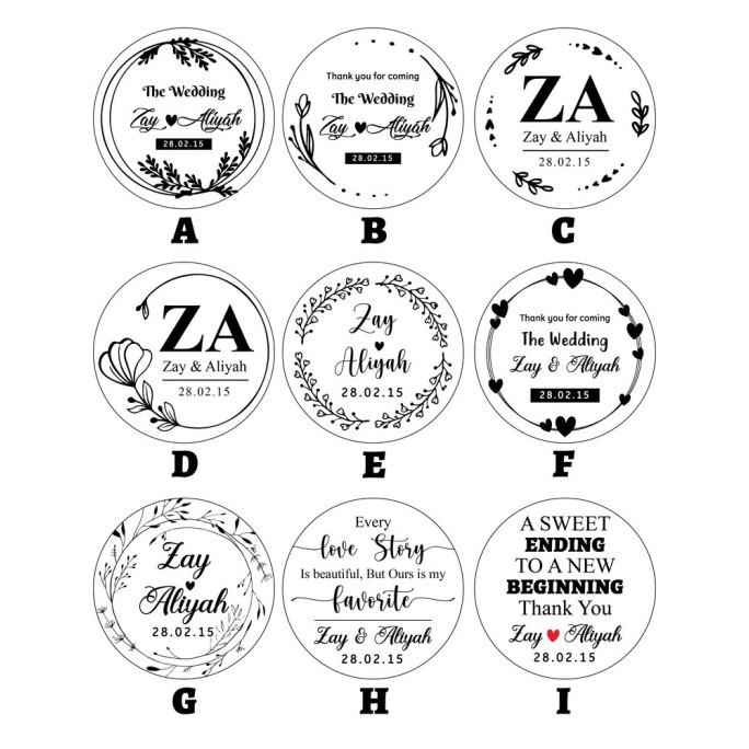 

Premium Product!!! Stiker Label Transparant Wedding Souvenir Bulat , setiker wedding , setiker estetik untuk pernikahan , setiker cantik , setiker wedding custom - Paling Dicari