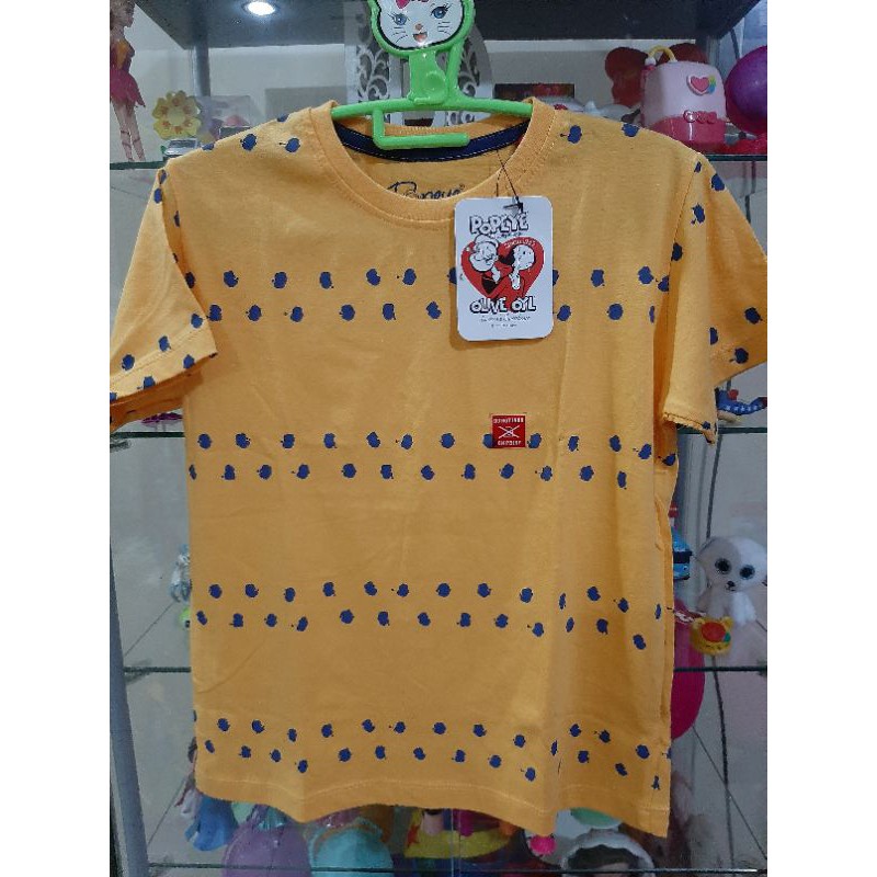 kaos anak laki laki popeye 5-6 tahun