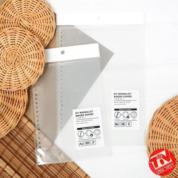 

DIY Plastic Binder Covers | Mika FIlm Doff B5 26 ring (isi 2 lembar)