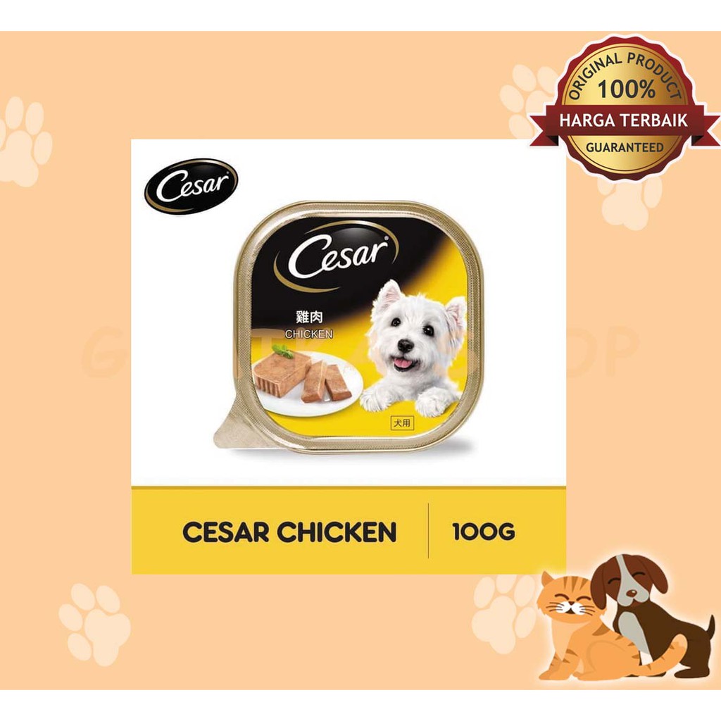 Cesar Chicken 100gr Makanan Anjing Super Premium - 1 Pcs