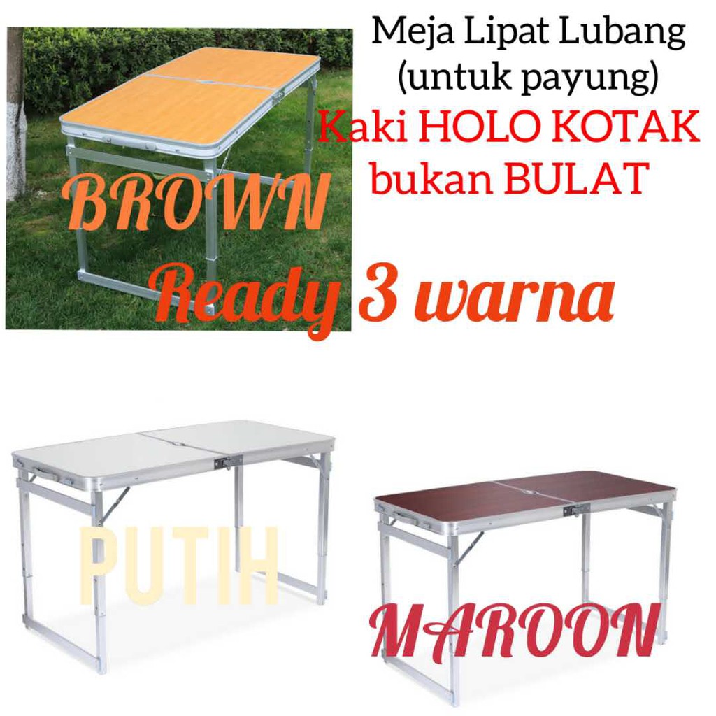 Meja Lipat Serbaguna / Meja Lipat Portable / Meja Lipat Outdoor