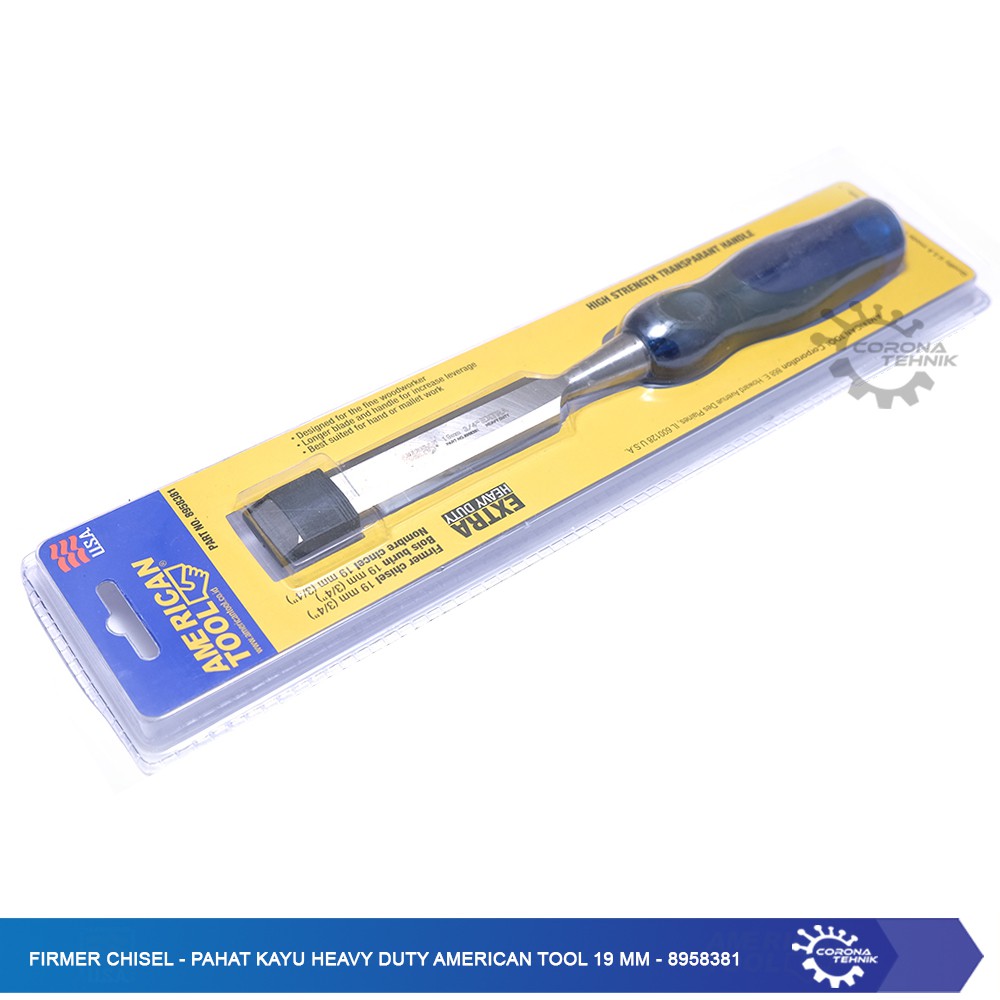 Firmer Chisel - Pahat Kayu Heavy Duty American Tool 19 mm - 8958381