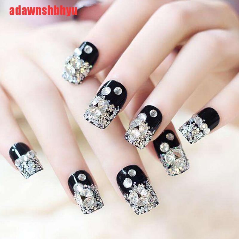 (Adawnshbhyu) 2000pcs Berlian Imitasi Akrilik 3d Untuk Dekorasi Nail Art Diy