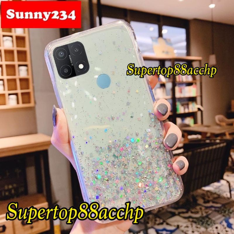 Oppo A15 A15S 2021 Casing Softcase Tpu Bahan Premium Glitter Glossy